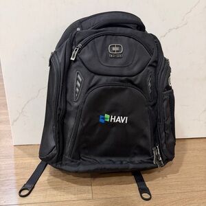 OGIO Black Backpack with HAVI Logo, new without tag